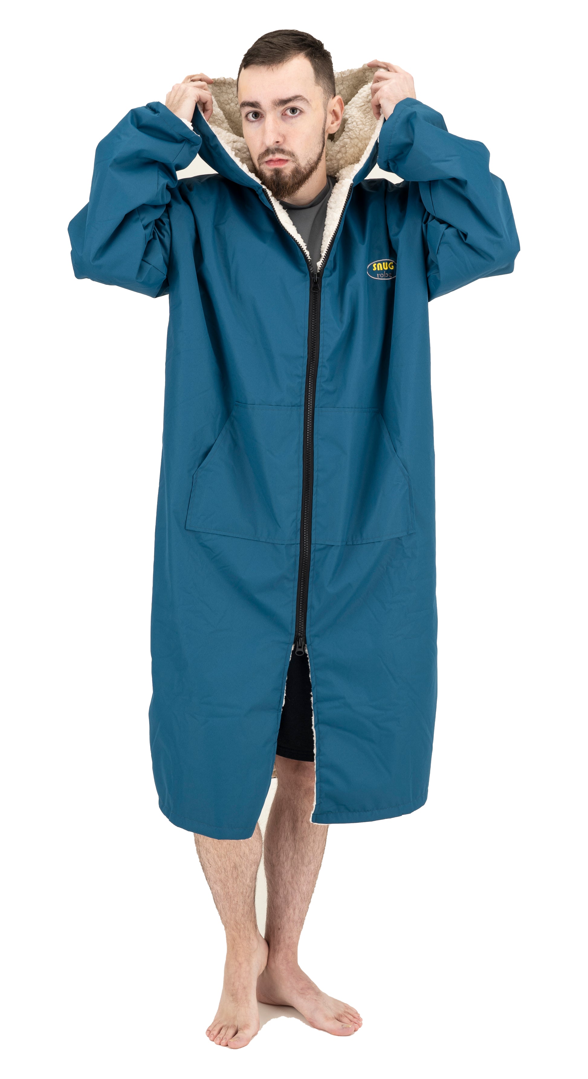 Changing Dry Robe Fleece Lined Waterproof Coat,Winter Sale Warm